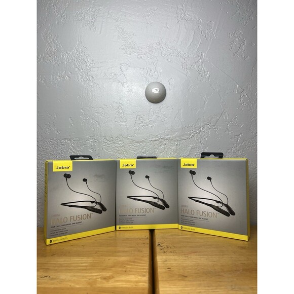 Jabra Halo Fusion Bluetooth Stereo Headset Calls, music bluetooth 4.0 New (3) - Picture 1 of 8